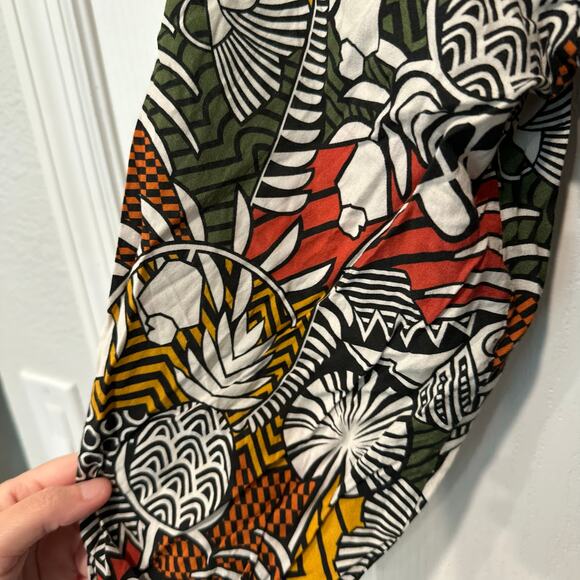 Anthropologie Farm Rio Rainforest Wrap Blouse Size Medium - Picture 4 of 7